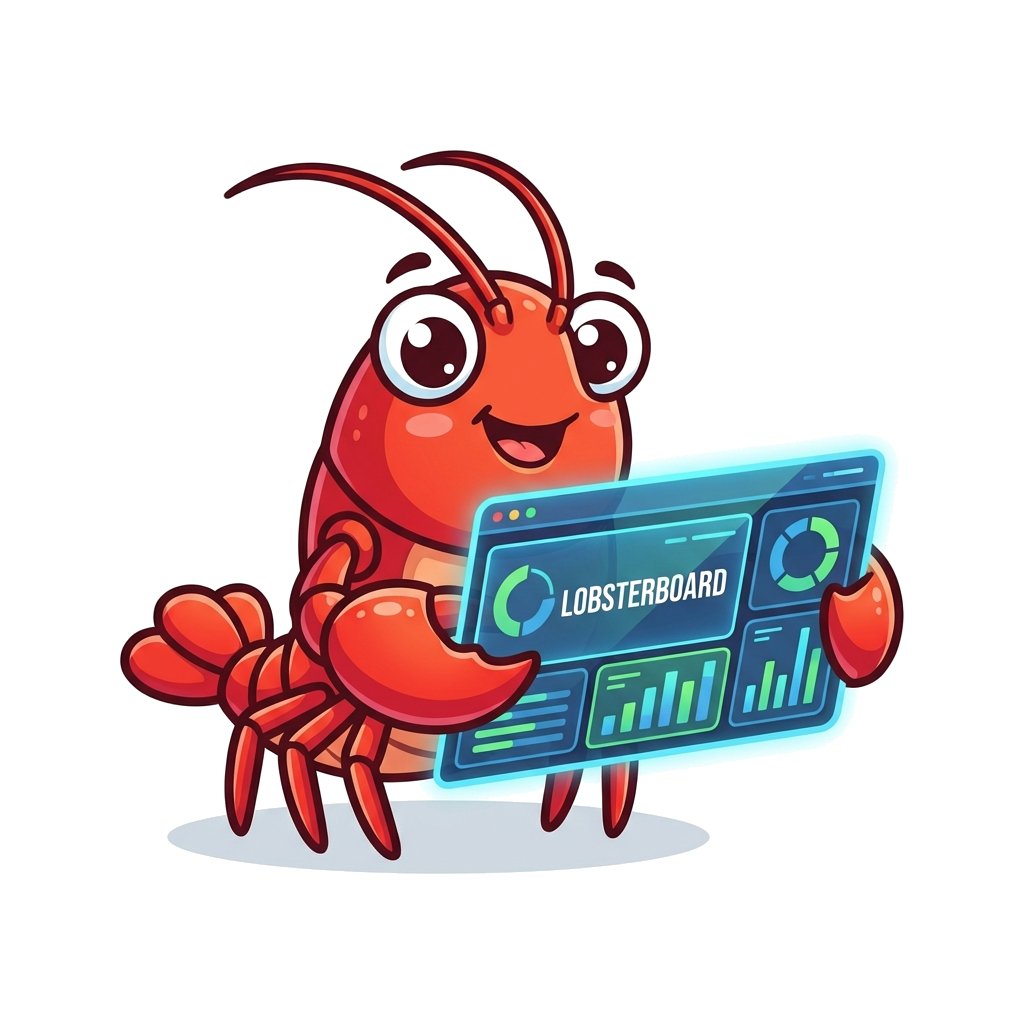 LobsterBoard Mascot